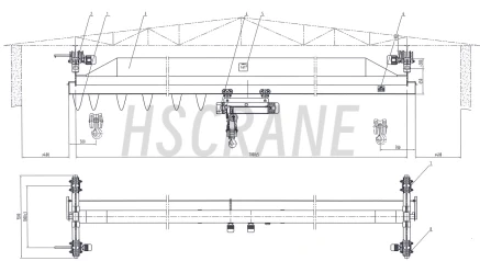 Основные узлы Подвесной мостовой кран1