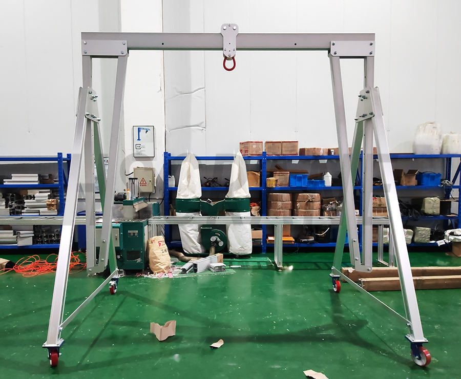 Портативный алюминиевый козловой кран