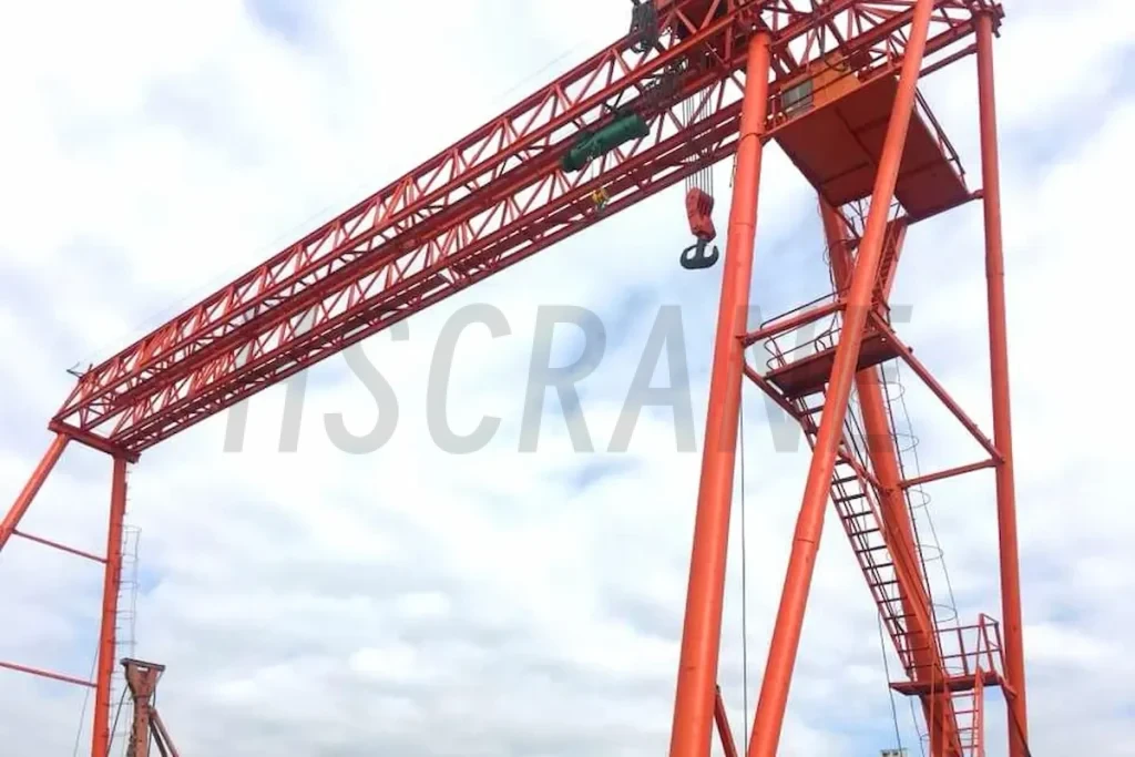 Проект экспорта 40-тонного ферменный козловой кран HNHS в Казахстан