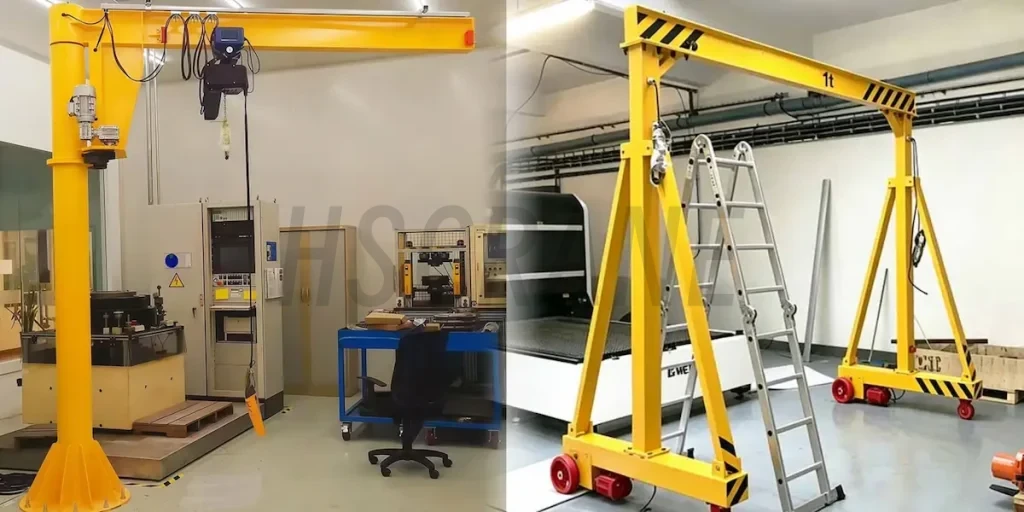 Консольный кран или малый козловой кран: как выбрать?