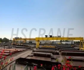 HNHS 16-тонный двухбалочный козловой кран повышает мощность саудовского завода