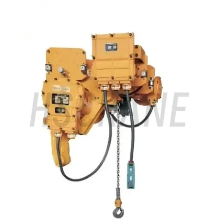 Взрывозащищённая электрическая цепная таль