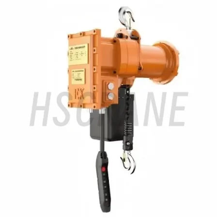 Взрывозащищённая электрическая цепная таль