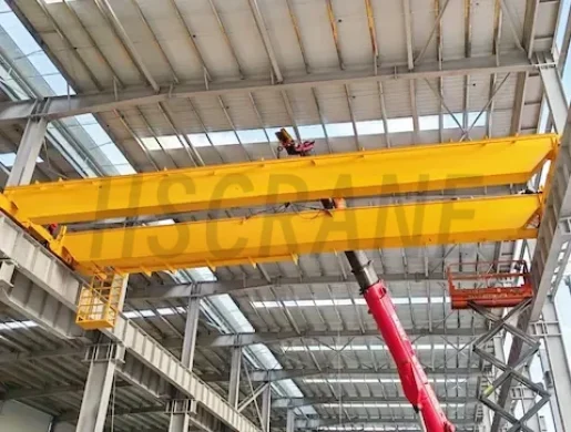 Двухбалочный мостовой кран QD 10/5t успешно отправлен на завод в Индонезию