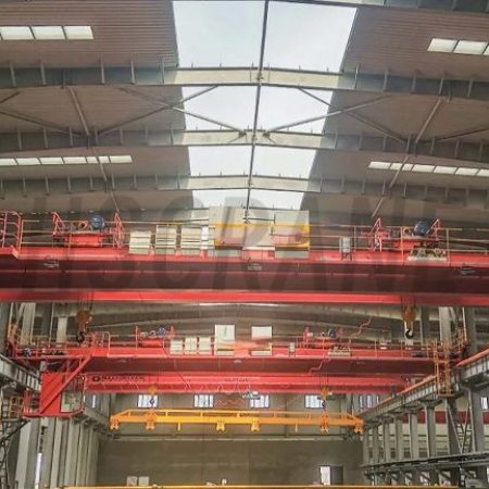 Мостовой кран с двойной тележкой-1