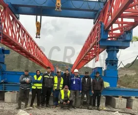 Установка для запуска мостовых балок в Алжире успешно завершена