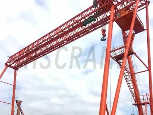 Проект экспорта 40-тонного ферменный козловой кран HNHS в Казахстан
